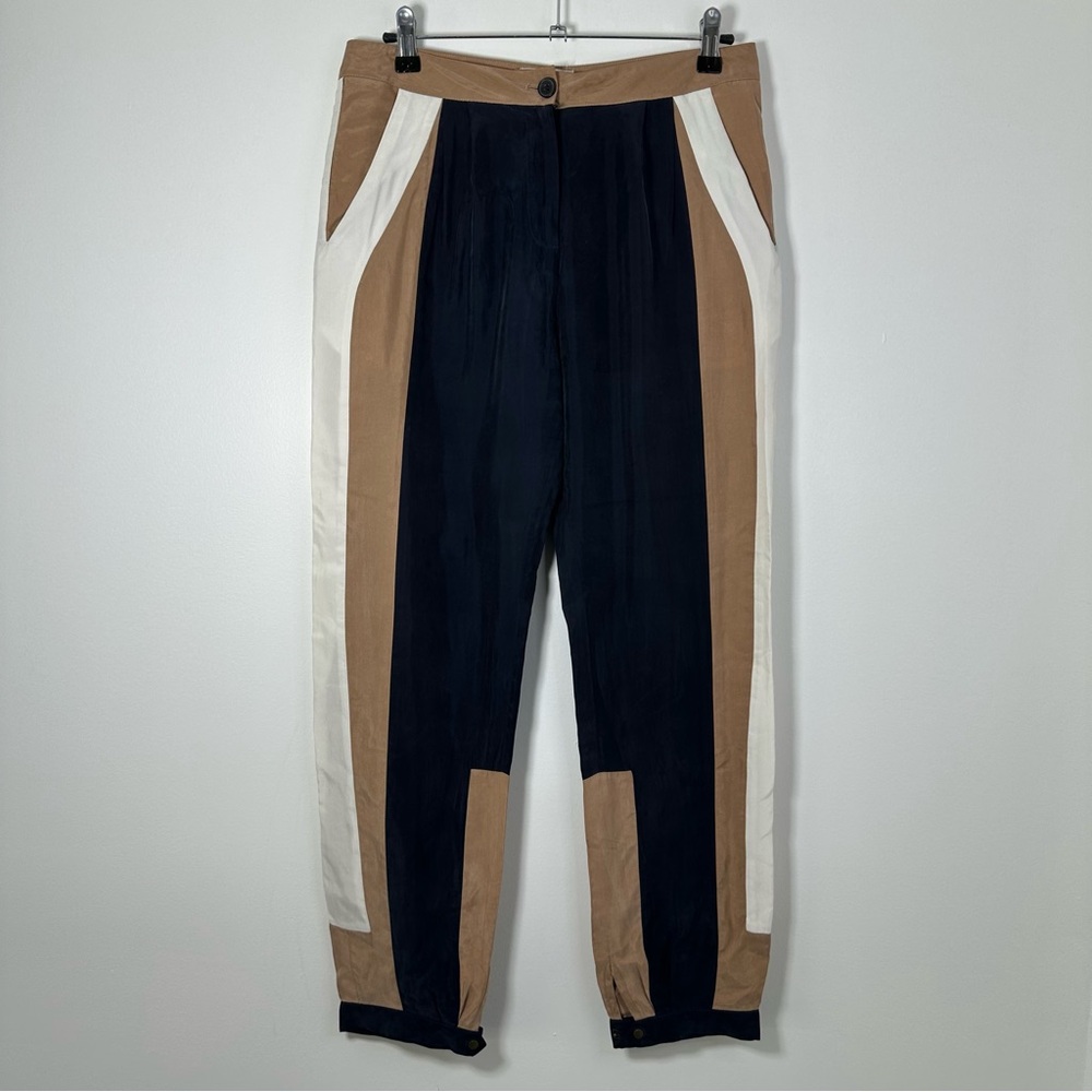 Shades Of Gray By Micah Cohen Colorblocked Tapered Pants Size 6